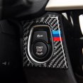 thumbnail image 4 of Kenally Pegatinas de cubiertas de botón de motor de parada de arranque Interior de coche de fibra para BMW/F30/F34 nuevo 3gt Vehículos, repuestos y accesorios Mis No.2 Kenally CZ8266-02B, 4 of 6