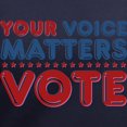 thumbnail image 3 of CafePress - Your Voice Matters Women's V Neck Dark T Shirt - Women's V-Neck Dark T-Shirt, 3 of 4
