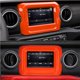 thumbnail image 2 of Marco Funcional De La Cubierta Del Tablero De Instrumentos Marco Del Panel De Navegación Gps Firme De Plástico Accesorios Decorativos Para El Interior Del Automóvil Compatible Con Wrangler 2018-2020 Sweethay VI009293-02, 2 of 7