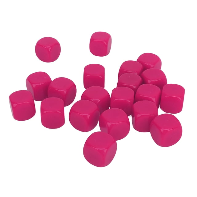 Cubes d'Angle Ronds en Plastique Portable pour Fête Noir, Blanc, Beige, Jaune, Rouge, Bleu, Violet, Orange, Vert, Rose Rouge
