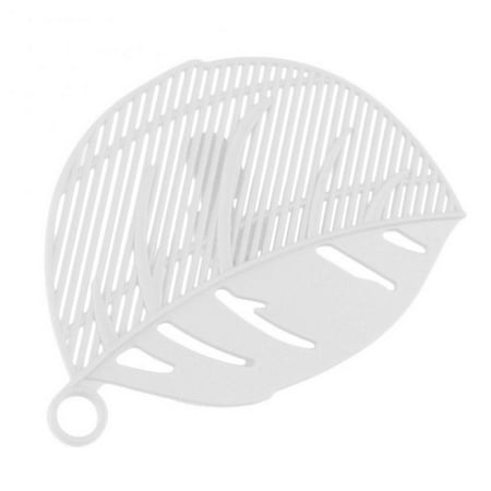 

Journey Rice Leaf Quick Strainer Fruit Vegetable Wash Colanders Durable Kitchen Gadgets(White 1PC)