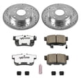 thumbnail image 3 of PowerStop Rear Z26 Street Warrior Carbon-Fiber Ceramic Brake Pad and Drilled and Slotted Rotor Kit Fits: HONDA Select Models K407-26, 3 of 9
