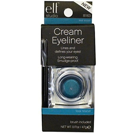 e.l.f. Cream Eyeliner, Teal Tease (Colourpop Creme Gel Liner Best O)