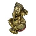 thumbnail image 6 of Vastu Hindu Elephant God Baby Ganesha Ganapati Sitting In Meditation Figurine, 6 of 7