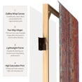 thumbnail image 4 of Red Lantern 3 ft. Short Klimt Canvas Folding Screen - Tannenwald/Farm Garden, 4 of 7