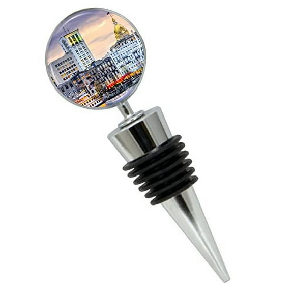 Savannah Georgia Wine Bottle Stopper In Gift Box, Perfect For House Warming Gift