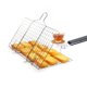 thumbnail image 1 of Cesta para asar a la parrilla de acero inoxidable Cesta para asar a la parrilla plegable con asa Rejilla para barbacoa al aire libre para accesorios de cocina para parrilla de barbacoa, 1 of 8