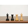 thumbnail image 2 of BCBESTCHESS Wooden Chess Pieces Only Handcrafted unique Wood Chessmen with 3.75" King, Chess Game Pawns in Ebonised Wood & Box wood., 2 of 5