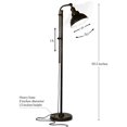 thumbnail image 5 of Brightech Dylan Lámpara de pie industrial para salas de estar y oficinas Lámpara de pie LED brillante - Encantadora lámpara de pie de granja Lámpara de pie con cabeza ajustable para lectura de dormito, 5 of 5