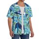 thumbnail image 2 of Fotbe Flying Swallows Camisa Estampada de Manga Corta para Hombre, Casual de Verano, Estilo Playero, Sin Arrugas-X-Large, 2 of 5