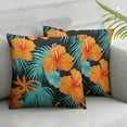 thumbnail image 2 of Nawypu  Tropical Palm Tree Throw Pillow Covers 2pcs Pillow Cover with Zipper Throw Pillow Cases Double Sided Plush Pillow Covers Decorative Throw Pillows Covers for Couch Living Room Bedroom 12x12in, 2 of 6