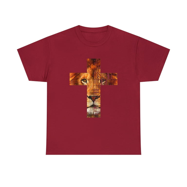 Christian Religious Tshirt Jesus The Lion Of Judah Cross Christian Religious Tshirt Jesus The Lion Of Judah Cross