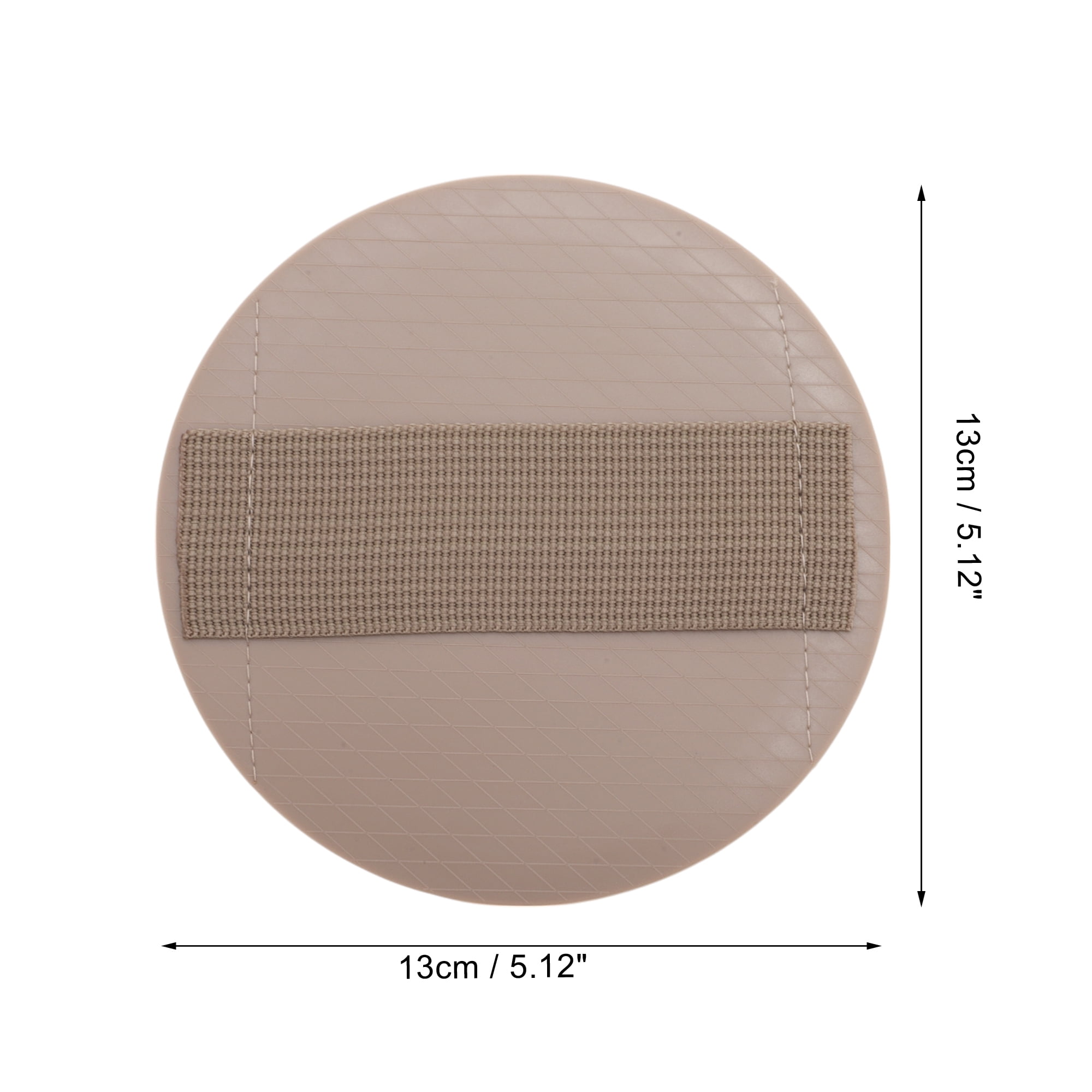 Unique Bargains Durable Round Bath Scrubber 1 Pc Khaki