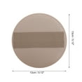 thumbnail image 4 of Unique Bargains 1 Pc Durable Round Bath Scrubber for Bathroom Khaki, 4 of 7