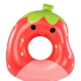 thumbnail image 3 of BigMouth Inc Inflatable Squishmallows Scarlet The Strawberry Float, Multicolor, 3 of 8