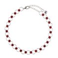 thumbnail image 1 of Tobillera de Cristal Plateado Multicolor Bohemio 26.5 cm Zulema para Mujer, 1 of 8
