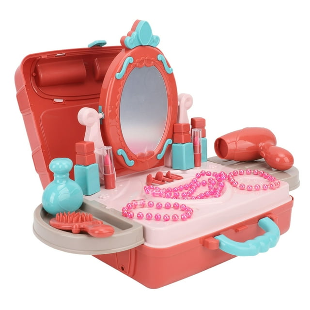 Juego de tocador para niñas ANGGREK simulación portátil de maquillaje