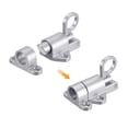 thumbnail image 3 of Uxcell Automatic Spring Loaded Latch Pin, 3Pcs - Aluminum Alloy Round Tip of Pin Upward for Balcony Window (Silver Gray), 3 of 6