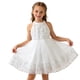 thumbnail image 2 of Vestido de Verano de Manga Corta Cuello Redondo de Encaje Bordado Malla Princesa Falda de Arco de las Niñas para Diario, Viajes, Fiestas Y Cumpleaños, 2 of 9