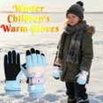 thumbnail image 6 of Tyidzon Waterproof Winter Gloves Long Cuff Snow Ski Gloves Warm Mittens Gloves for Boys & Girls, Fits Youth Winter Sports, Skiing, Snowboard, 6 of 9