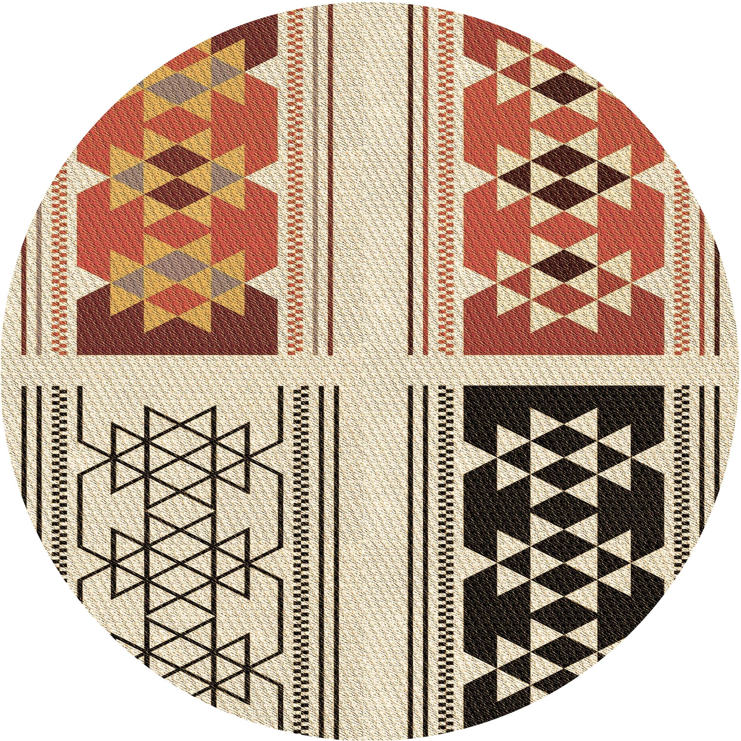 ahgly-company-indoor-round-patterned-khaki-gold-area-rugs-4-round
