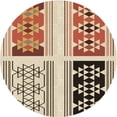 thumbnail image 1 of Ahgly Company Machine Washable Indoor Square Transitional Khaki Gold Area Rugs, 3' Square, 1 of 7