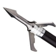thumbnail image 4 of Grim Reaper Fatal Steel Mechanical Broadhead 3-Blade 100gr 1 1/4" Cut (3-Pack) - 1301, 4 of 6