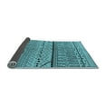 thumbnail image 2 of Ahgly Company Indoor Rectangle Solid Light Blue Modern Area Rugs, 2' x 4', 2 of 4