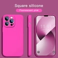 thumbnail image 2 of Soft Luxury Square Official Liquid Silicone Phone Case For iPhone 15 14 13 12 11 Pro Mini Max XR Plus SE 2020 Cover black for iPhone11 pro max, 2 of 6