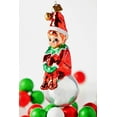 thumbnail image 2 of RAZ Imports Blown Glass Christmas Ornament, Santa’s Elf with Jingle Bell Hat, 5.25" H, 2019 Collection, 2 of 2