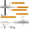 thumbnail image 5 of Glass Squirrel Baffle for Bird Feeders Pole, 5 of 5