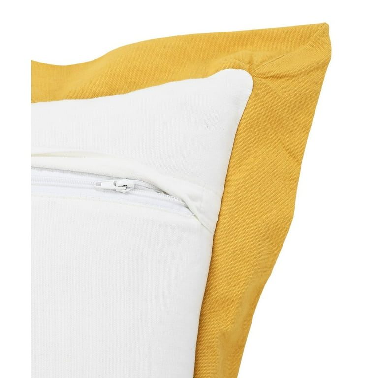 Arrie Square Pillow Cover & Insert Rosalind Wheeler Color: Yellow