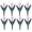 Pink, variant on Outdoor Plastic Garden Fence with Wood Grain Texture,Purple Clay Color,Garden Border Edging for Vegetable Patch and Animal Barrier,Landscape Yard Decorative Fence Panels 17.5*12.2''