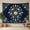 D, variant on XaaKee Room Tapestry, Daffodil Phase Design Lunar Cycle, High-Quality Polyester Tapestry Wall Hanging, 60x40Inch