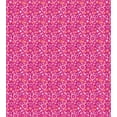 thumbnail image 3 of Ambesonne Blossom Duvet Cover Sets, Blooms in Retro Art Style, 2-King, Magenta and Orange, 3 of 7