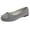 Gray, variant on Army Green Ladies Casual Square Buckle Accent Flats, Pointed Toe Slip On Cloth Shoes For Women Everyday Comfort, 2026 Plus Size Mesh Flats