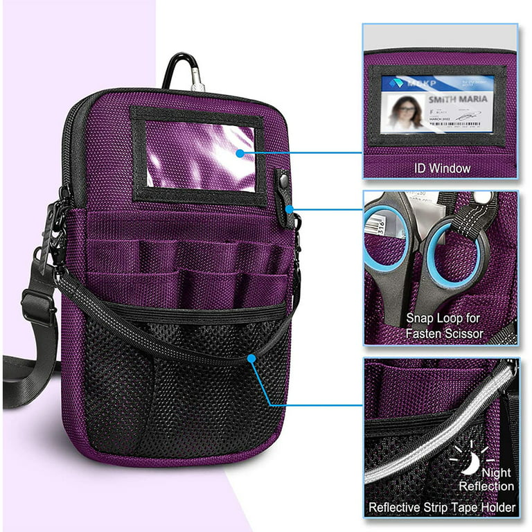 Nurse Fanny Pack for Women,qozabualy Utility Belt Bag Multi Compartment  with Medical Tool Pockets, Nurse Accessories for Work & Nursing School