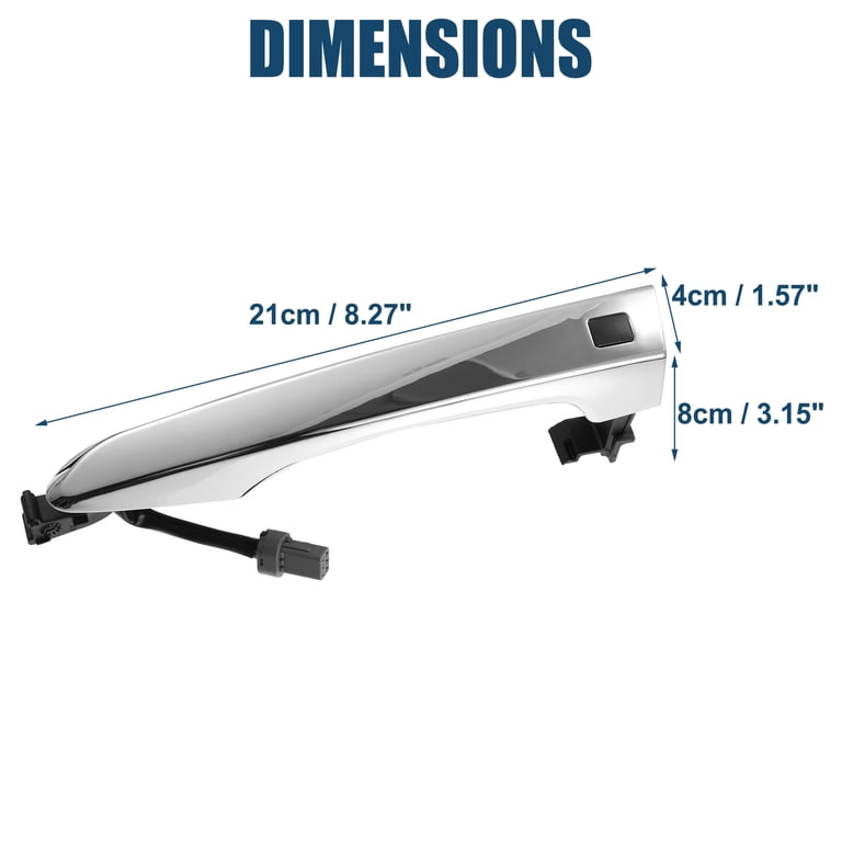 Unique Bargains 1 Pair Front Left Right Side Car Exterior Door 