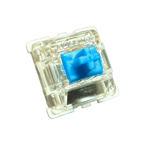 Gateron MX Blue Mechanical Keyboard Switches, Clicker for Fidget and Stim Toys (35 Switches)