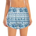 thumbnail image 4 of Lsque Sea Underwater Jellyfish Printed Women's Running Shorts with Liner Pockets,Elastic Quick Dry Workout Athletic Gym Yoga Shorts,Womens High Waist Shorts-Small, 4 of 9