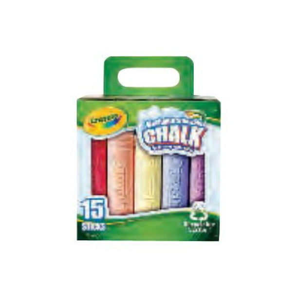 Crayola NonToxic Sidewalk Chalk Tray, Assorted Colors