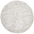 thumbnail image 1 of Safavieh Adirondack Collection ADR104N Ivory and Charcoal Vintage Geometric Round Area Rug (6' Diameter), 1 of 3