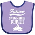 thumbnail image 3 of Inktastic Future Snowmobile Driver Snowmobiling Boys or Girls Baby Bib, 3 of 4