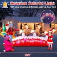 thumbnail image 2 of Papá Noel hinchable navideño MICOCAH con reno de 3 m, 2 of 8