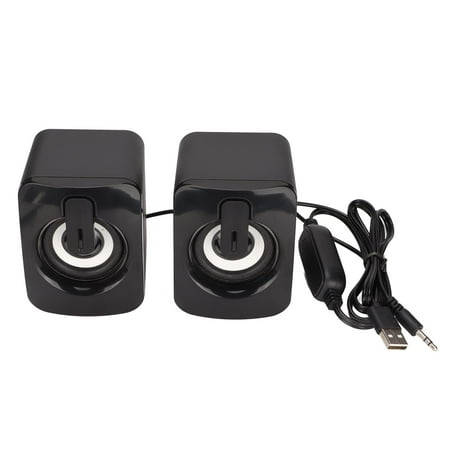 Mini Computer Speaker, Wired Computer Speaker Plug And Play ...