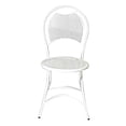 thumbnail image 1 of Silla metálica para exteriores, ilios innova jardín tipo jaula, color blanco, 1 of 4