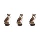 thumbnail image 1 of Advancent Búho con cuernos realista señuelo pájaro espantapájaros para jardín estatuas ornamento marrón Type1, 1 of 1