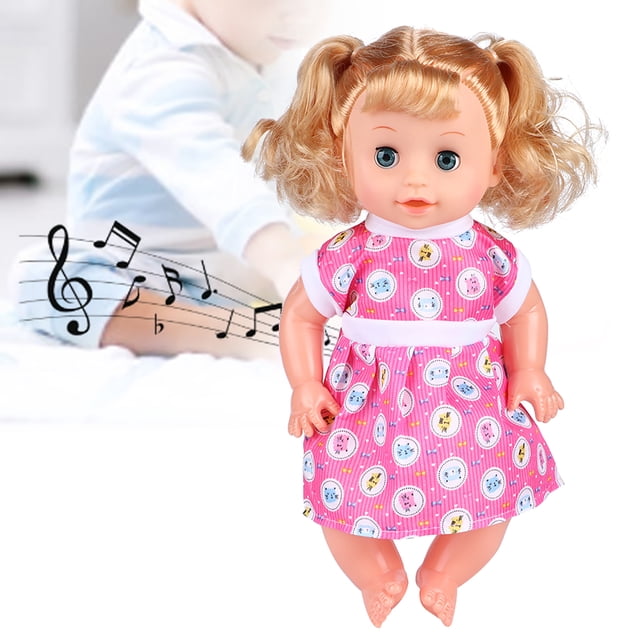 Juguete de muñeca para niños ANGGREK textura de piel fina expresiones bonitas para regalos de cumpleaños
