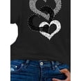 thumbnail image 4 of FASHIONWT Women Printed Loose Button Decoration Tops Pullover Round Neck Long Sleeve T-Shirt, 4 of 4