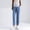 Blue, variant on Maternity Clothes Stretch Denim Pants with Belly Support Loose Fit Pregnancy Jeans Casual Maternity Clothes